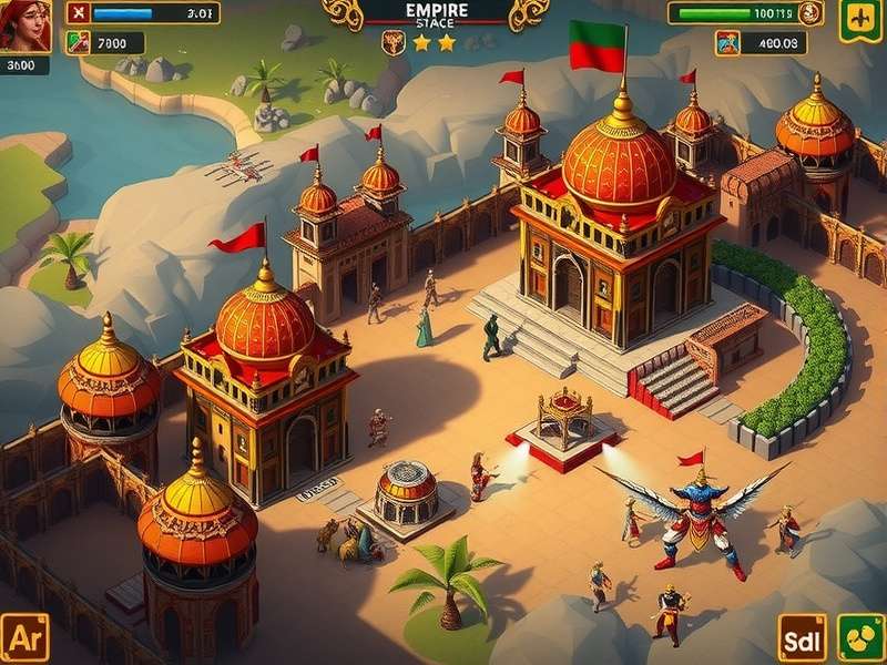 Rajas Ascendancy gameplay screenshot showing empire building